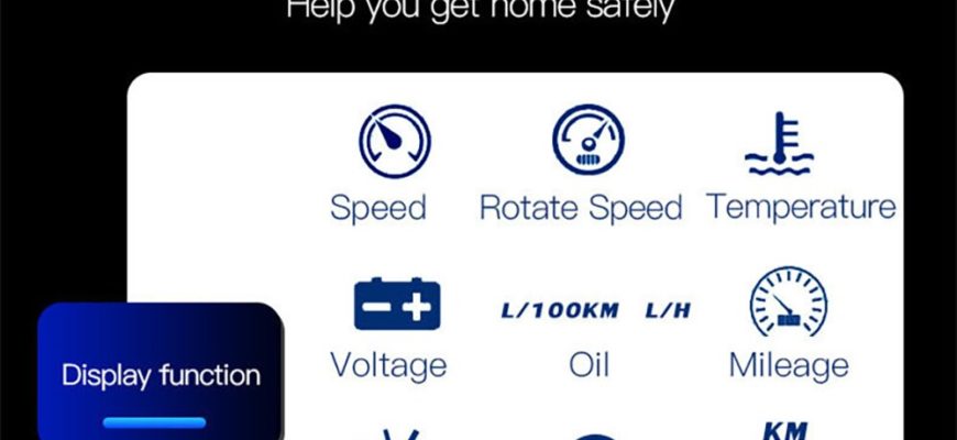 Индикатор на лобовом стекле OBD2 на АлиЭкспресс — купить онлайн по выгодной цене