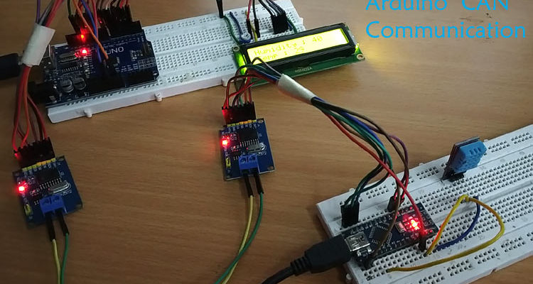 Подключение контроллера шины CAN MCP2515 к Arduino: схема и программа